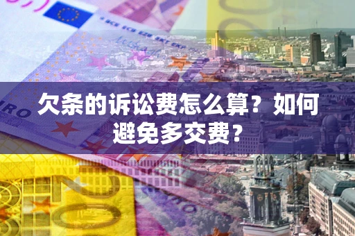 武汉欠条的诉讼费怎么算？如何避免多交费？