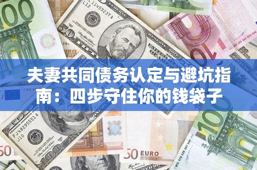 武汉夫妻共同债务认定与避坑指南：四步守住你的钱袋子